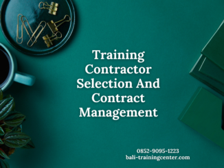 Training Contractor Selection And Contract Management